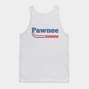 Pawnee, Indiana // Vintage Aesthetic Design Tank Top